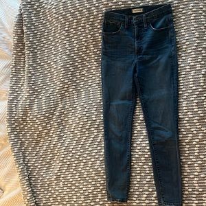 Madewell high rise skinny jeans